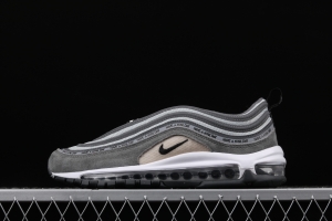 NIKE Air Max 97 ND space gray suede air cushion running shoes 923288-001