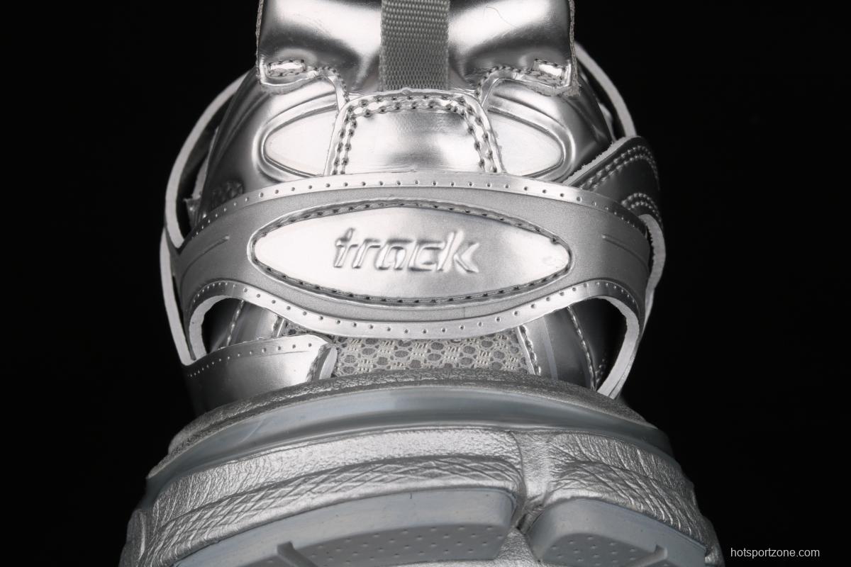 Balenciaga Sneaker Tess s.Gomma Res BI ALV/TIS EFF NUBUK/TIS E 2020 latest color matching trend running shoes W2FS38100