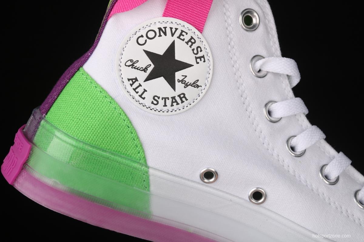 Converse All Star CX Converse neutral crystal jelly ice cream cool summer high top casual board shoes 170833C