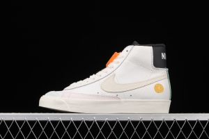 NIKE Blazer Mid '1977 Vintage Day Of The Classic Trail Blazers High Band Leisure Sports Board shoes DC5185-133