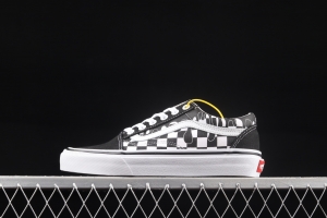 Vans Old Skool black-and-white graffiti printed low-top shoes VN0A7Q2J6UP