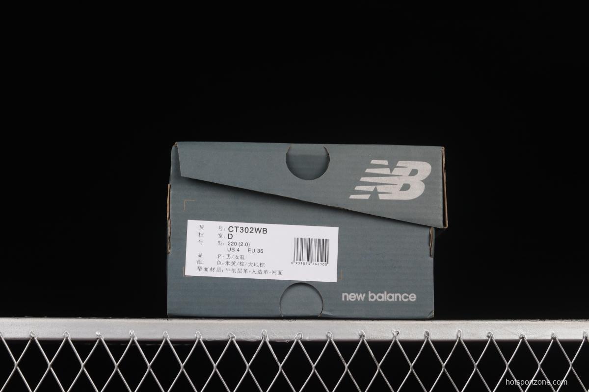 New Balance 302 series Li Zhien same style heightened thick bottom casual shoes CT302WB