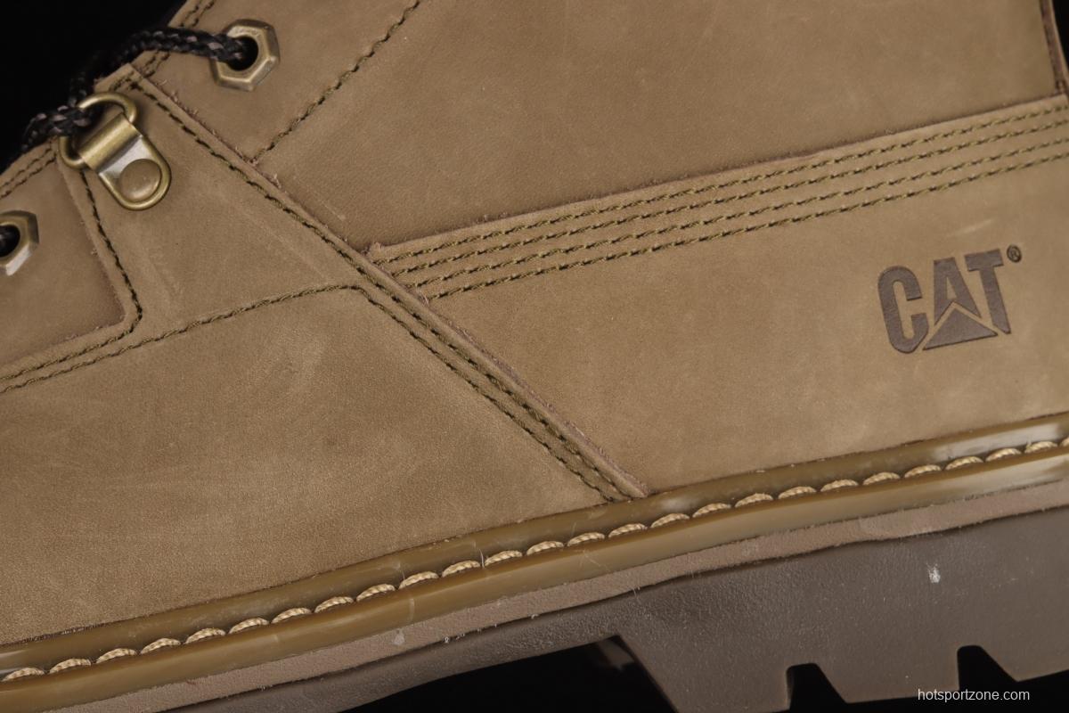 Cat Footwear British vintage men's boots P723801DARK KHAKI
