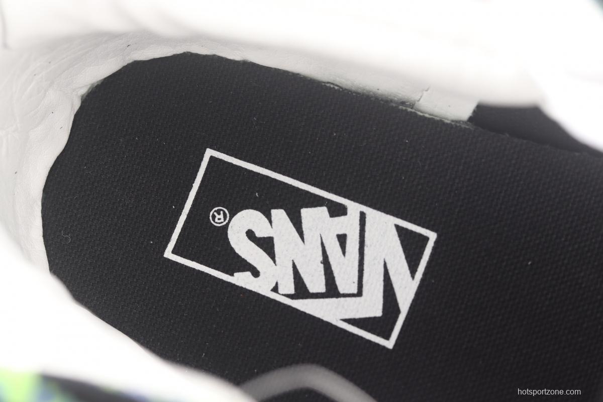 Vans Sk8-Hi Slim graded letter printed high-top casual board shoes VN0A3CSM6RF