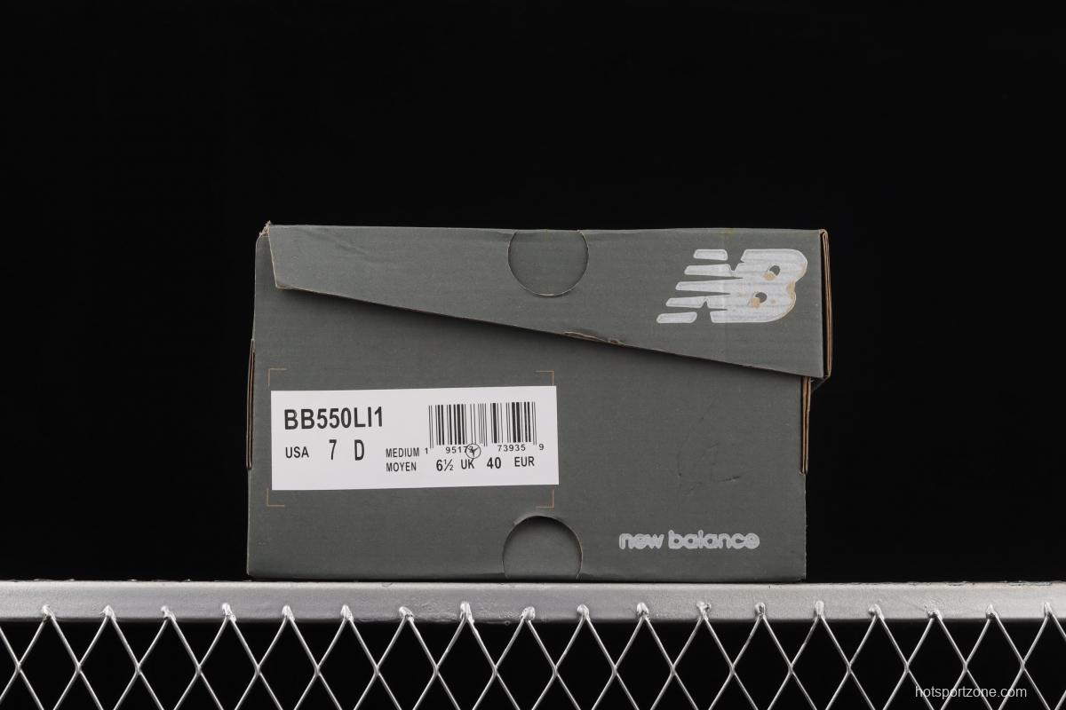 New Balance BB550 series new balanced leather neutral casual running shoes BB550LI1