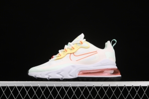 NIKE Air Max 270React new high frequency mesh hollowed-out half-palm air cushion running shoes CV8818-102