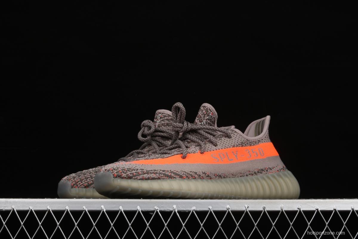 Adidas Yeezy 350V2 Real Boost Basf BB1826 das coconut 350 second generation gray orange BASF popcorn