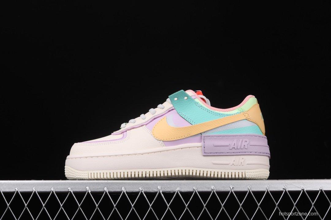 NIKE Air Force 1 ShAdidasow Tropical Twist light weight heighten low-top board shoes CI0919-101,