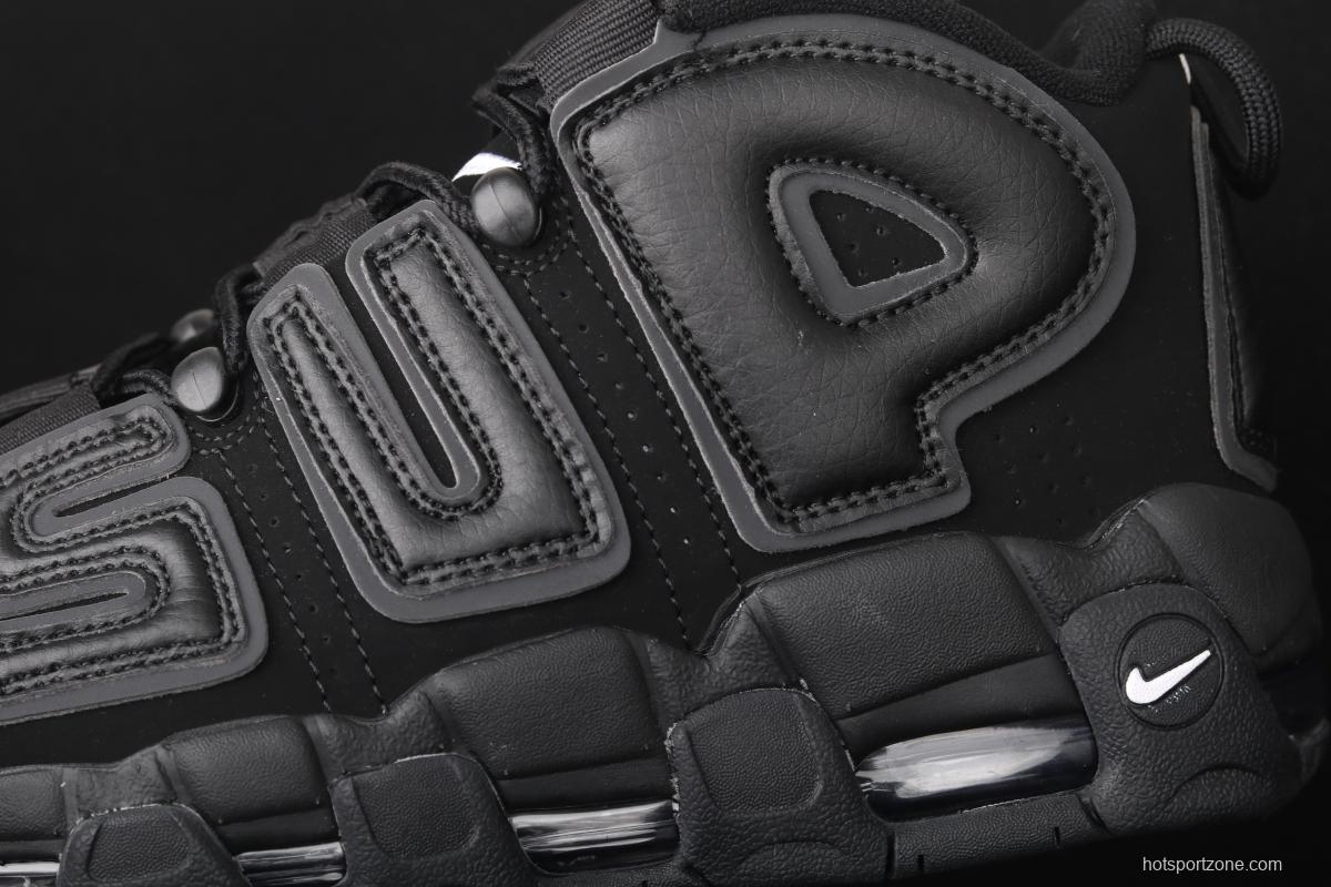 Supreme x NIKE Air More Uptempo co-signed AIR classic high street leisure sports basketball shoes 902290-001