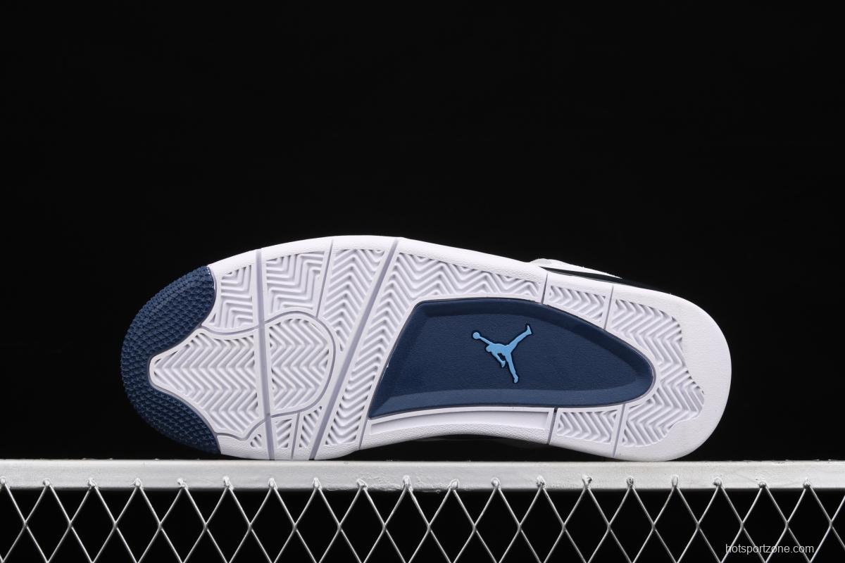 Air Jordan 4 Retro LS Colombian blue front basketball shoes 314254-107