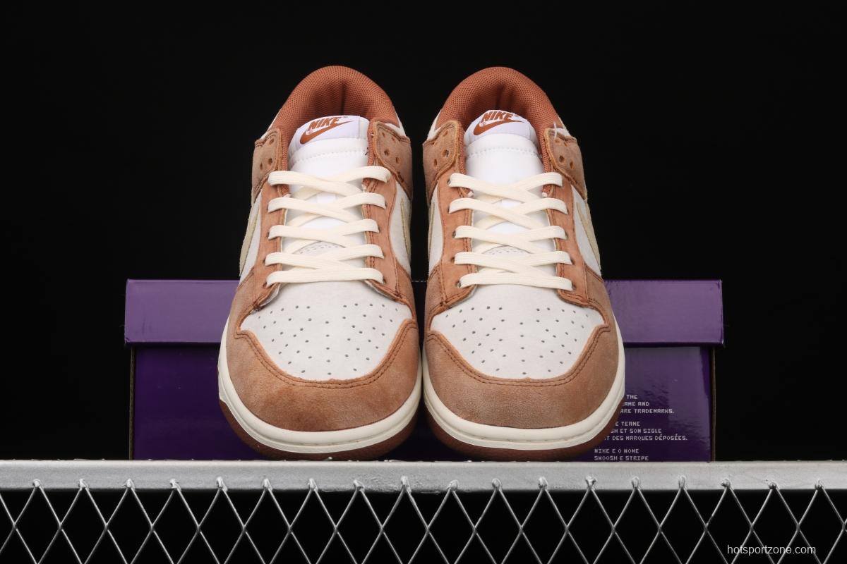 NIKE SB DUNK Low Prm milk brown SB buckle rebound fashion casual board shoes DD1390-100