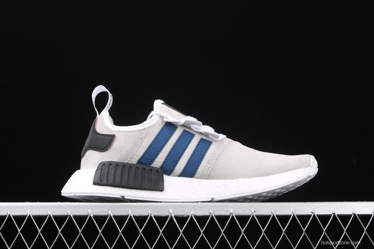 Adidas NMD_R1 B97418 pig leather gray running shoes