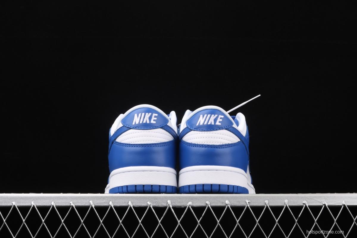 NIKE SB DUNK Low NCAA 35th Anniversary White Blue first year Color matching Skateboard shoes CU1726-100