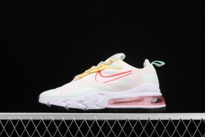 NIKE Air Max 270React new high frequency mesh hollowed-out half-palm air cushion running shoes CV8818-102