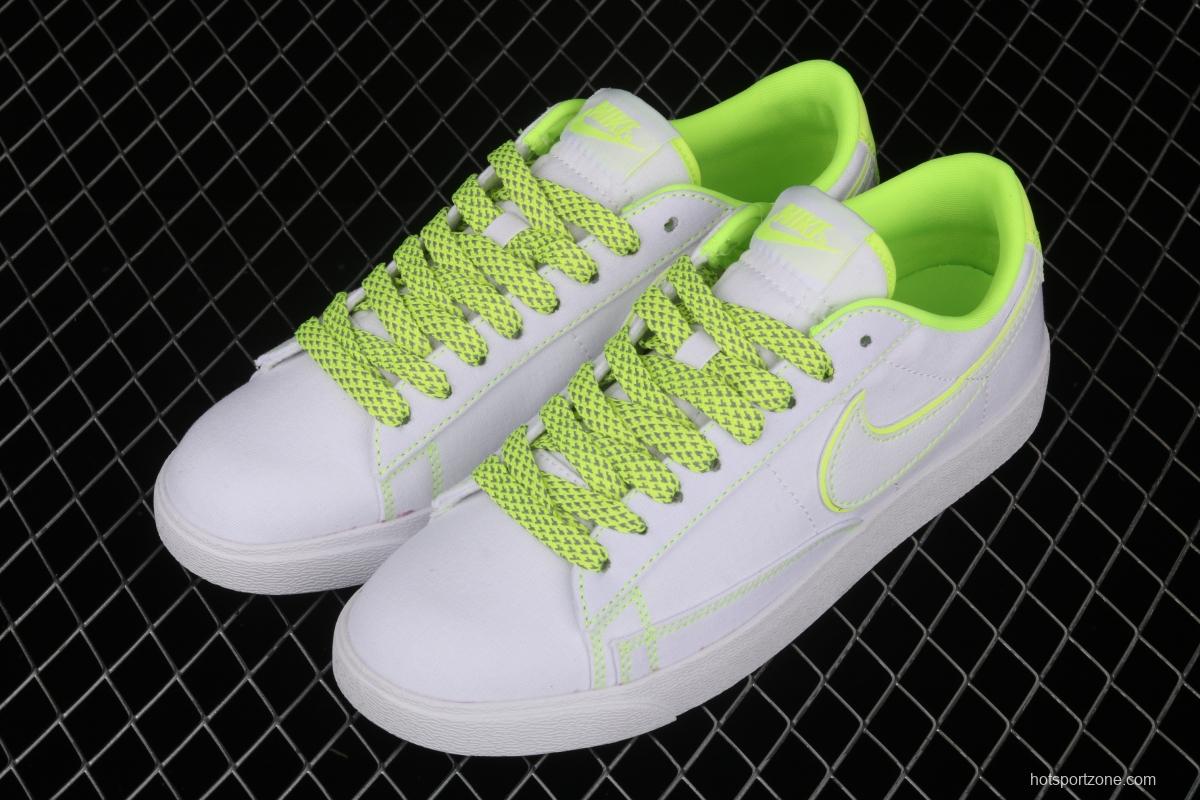 NIKE Blazer Low Lx Trail Blazers 3M reflective canvas low-top skateboard shoes AV9371-813