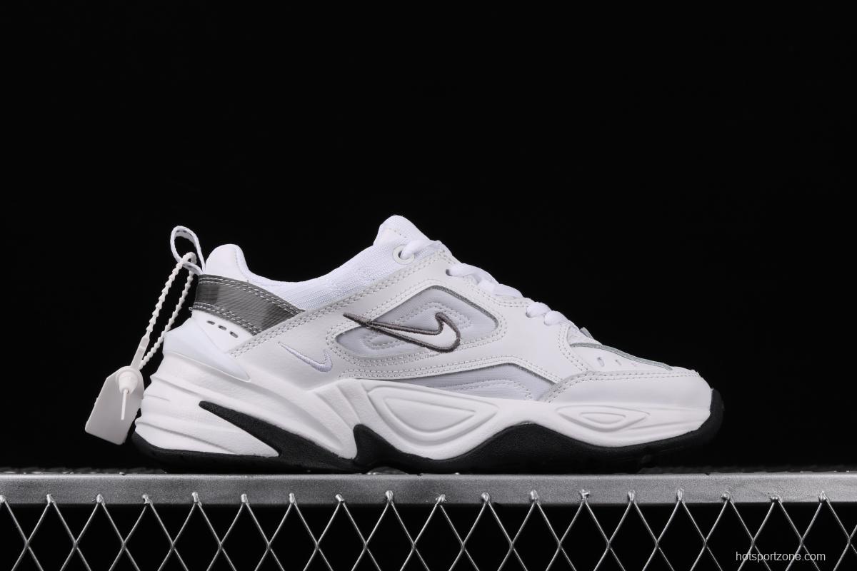 NIKE M2K Tekno white and gray color retro sports daddy shoes BQ3378-100