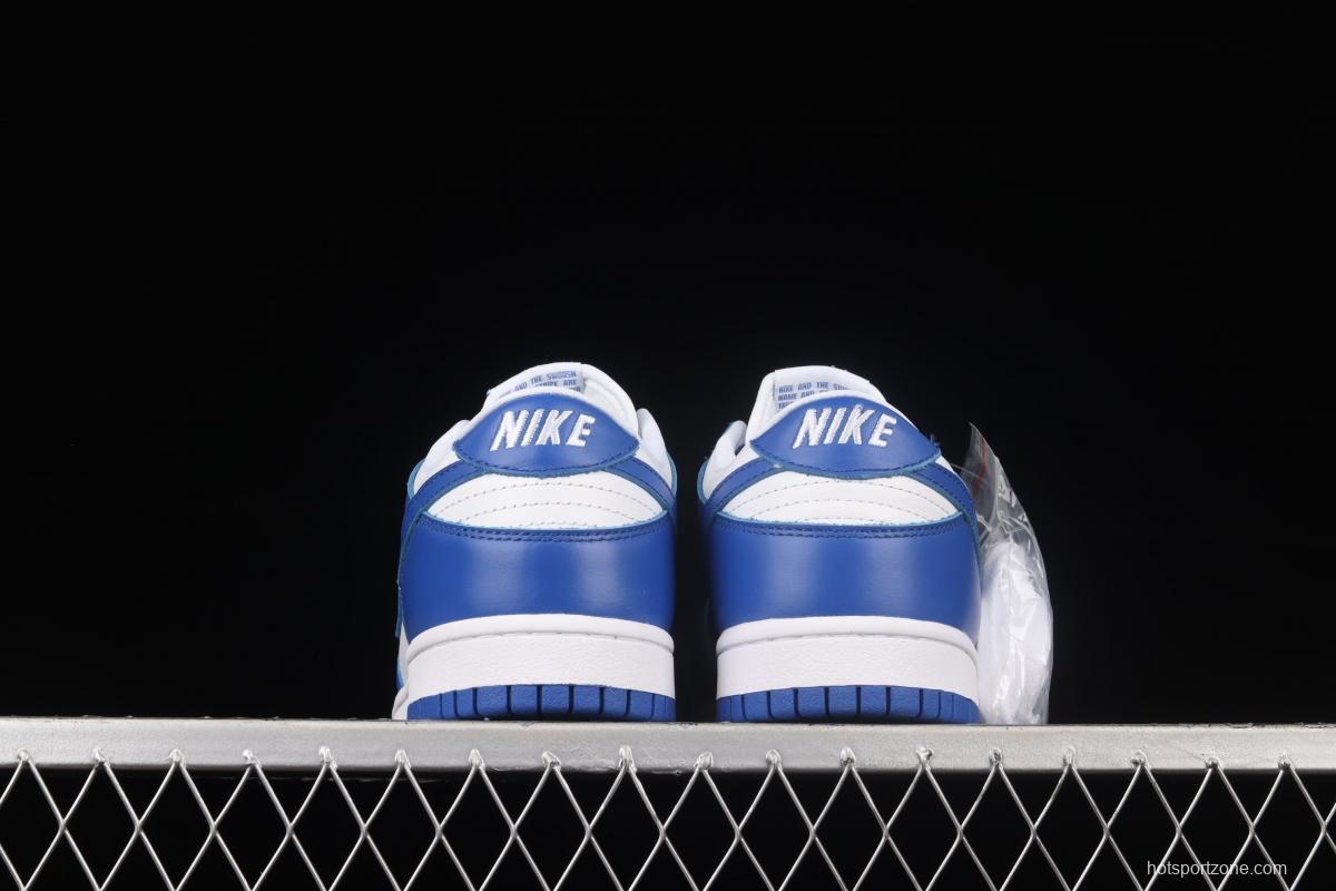 NIKE SB DUNK Low Pro Kentucky White Blue University of Kentucky Board shoes CU1726-100