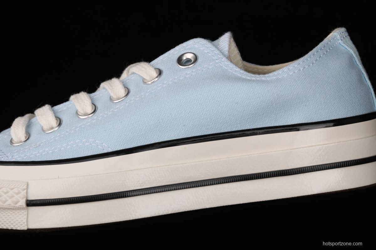 Converse Chuck 70s summer new color water blue new color matching low upper casual board shoes 570789C