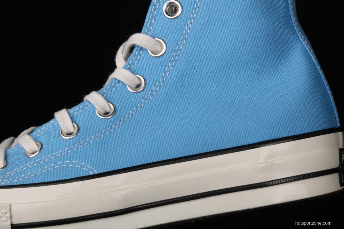 Converse Chuck 70s new spring color lake water blue matching high-top casual board shoes 171566C