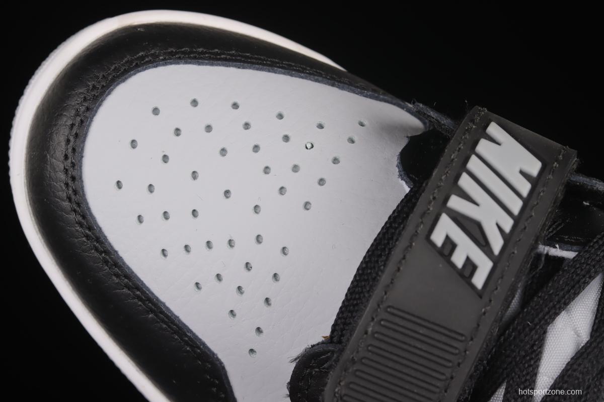 Air Jordan Legacy 312 Black and White Silver Velcro 3-in-1 Sneakers CD7069-105