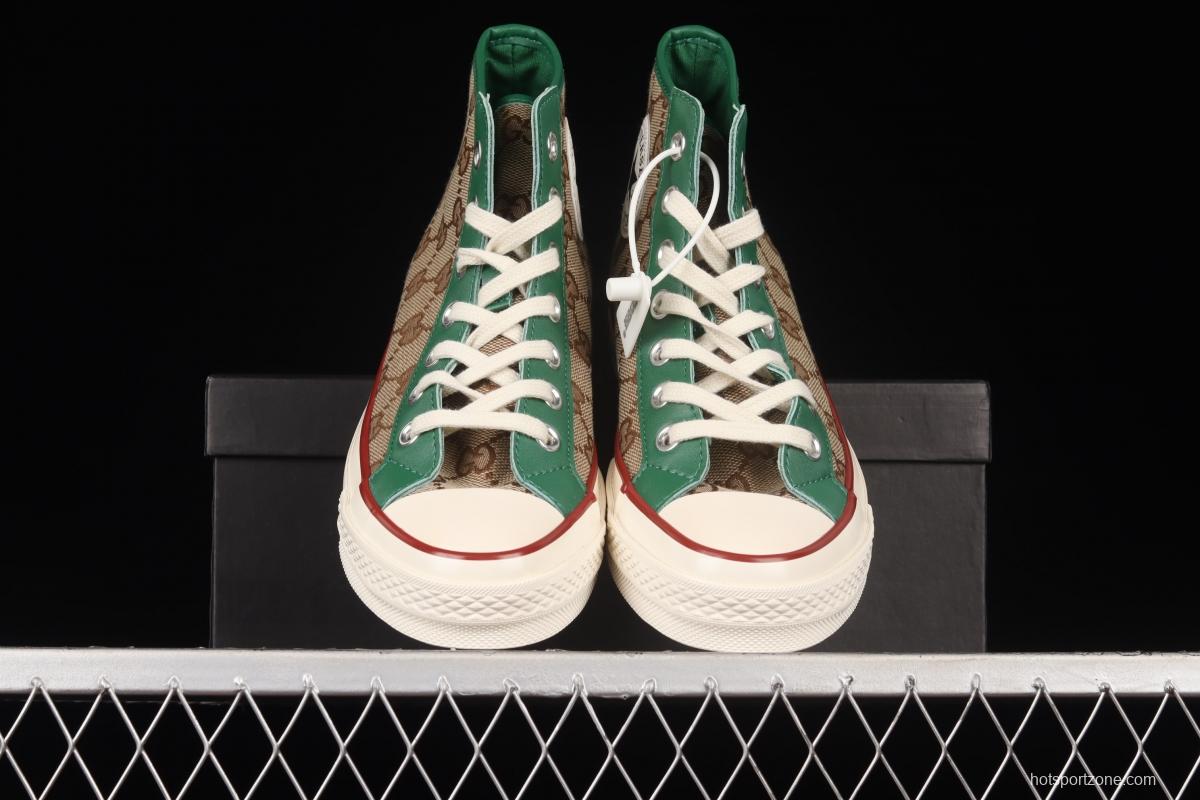 Remake Con Gucci x Converse Converse Trend High Top Casual Sneakers 169769C