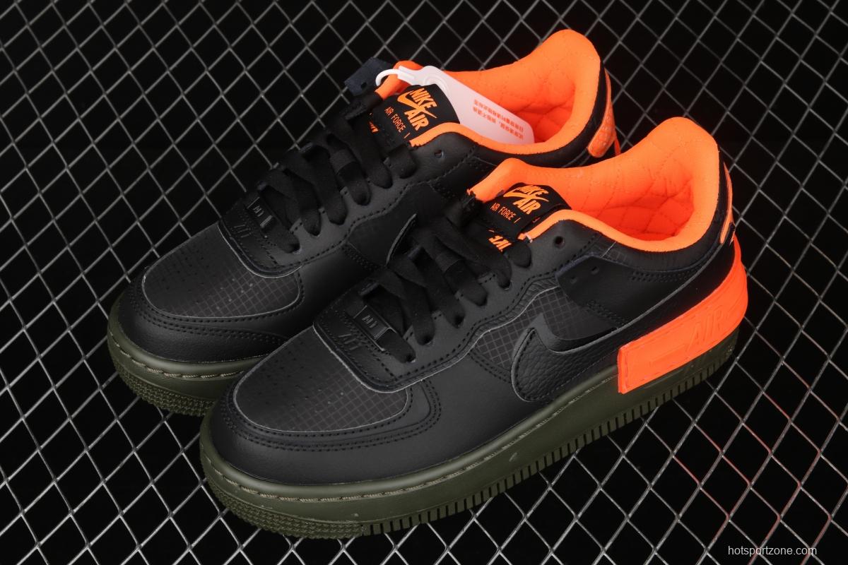 NIKE Air Force 1 ShAdidasow light weight heightened low-top 100-board shoes CQ3317-001