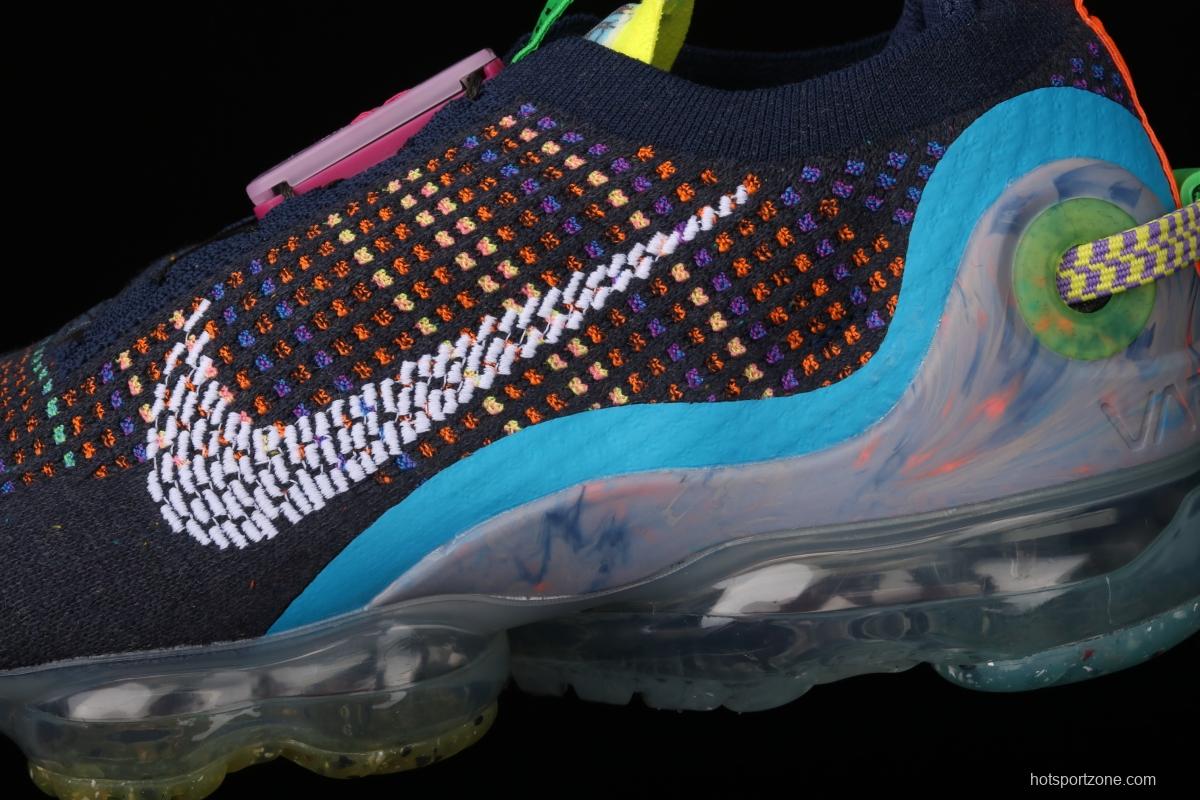 NIKE Air Vapormax 2020 Flyknit fly-woven fast tie full-palm air cushion jogging shoes CJ6740-400