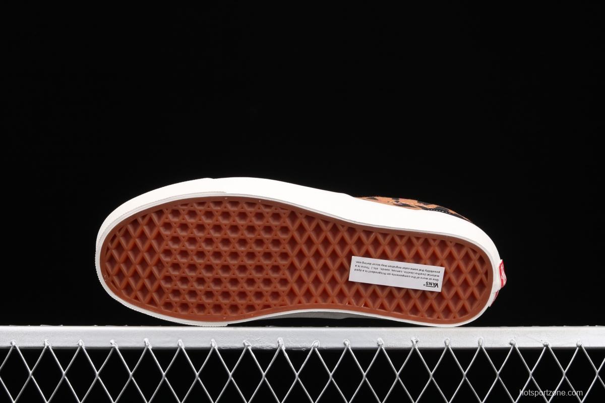 Vans Og Era Lx 2021 new leopard print spliced low-top casual board shoes VN0A3CXN4MC