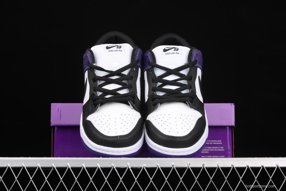 NIKE SB DUNK Low Court Purple black and purple North Carolina low-top leisure sports skateboard shoes BQ6817-500