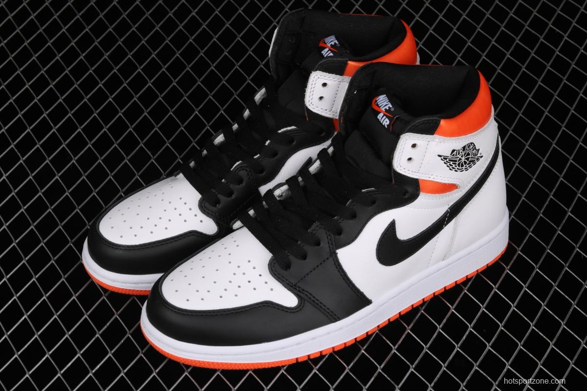 Air Jordan 1 High OG Black Toe Shattered Backboard rebound black toe high top basketball shoes 555088-180