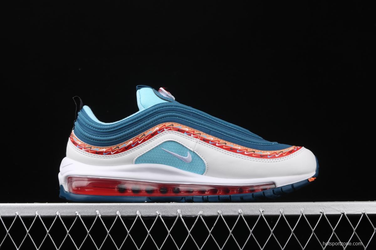 NIKE Air Max 97 joint name bullet casual running shoes CQ4818-400
