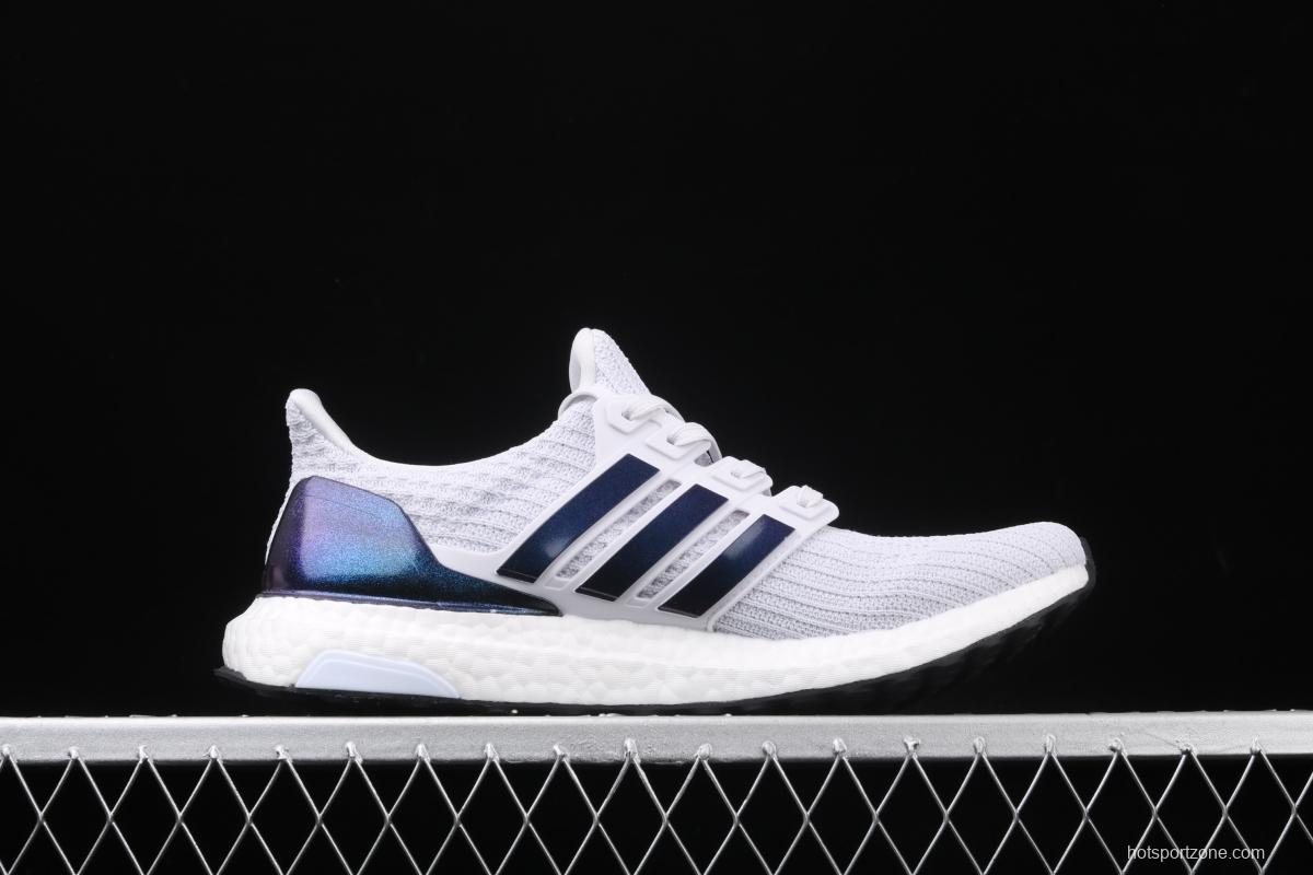 Adidas Ultra Boost 4.0FW5693 fourth generation knitted striped white laser UB