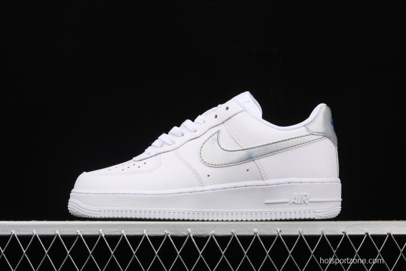 NIKE Air Force 1 Low GS white and blue dazzling haze laser low-top casual board shoes 314219-131