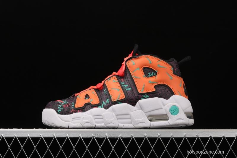 NIKE Air More Uptempo 96 QS Pippen original series classic high street leisure sports basketball shoes AT3408-800