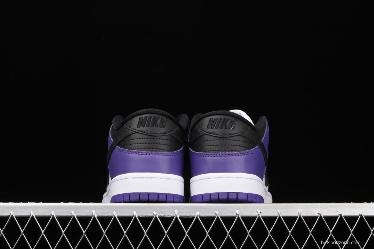 NIKE SB DUNK Low Court Purple black and purple North Carolina low-top leisure sports skateboard shoes BQ6817-500