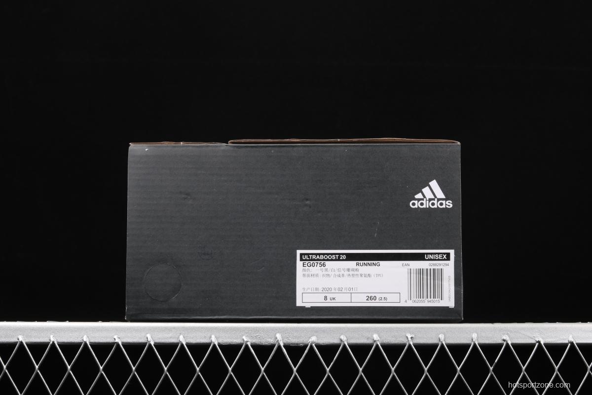Adidas Ultra Boost 20 Consortium EG0756 North America limits 2019 new sports casual running shoes