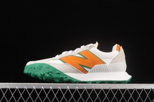 New Balance XC-72 series white, green and orange retro running shoes UXC72CBD