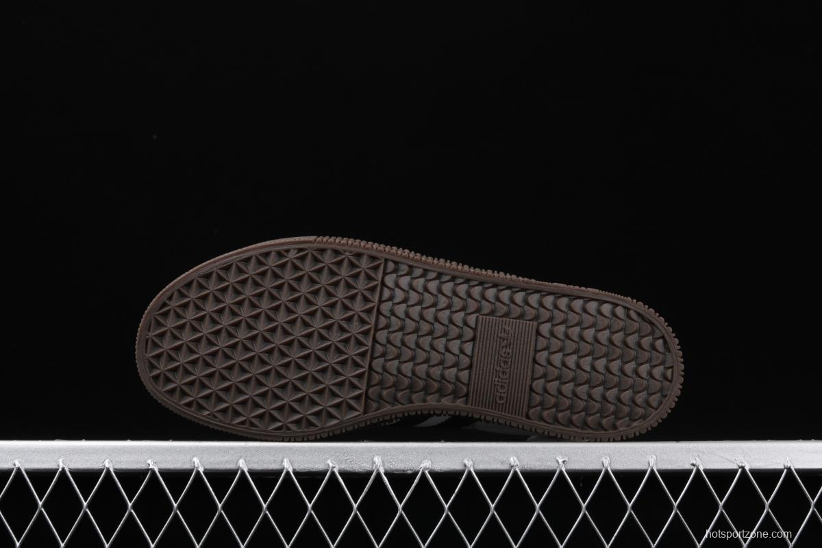Adidas Sambarose AQ1134 clover retro black and white thick soles high board shoes