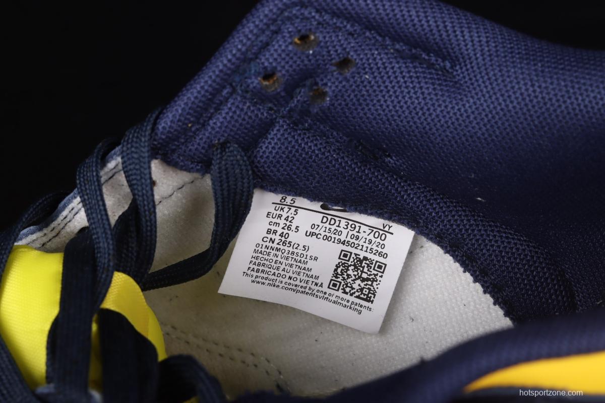 NIKE SB DUNK Low Michigan Michigan color buckle broken backboard fashion casual board shoes DD1391-700