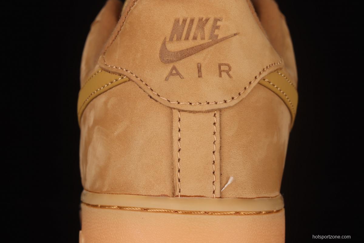 NIKE Air Force 1'07 WB AF1 suede wheat color head low upper board shoes CJ9179-200