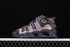 NIKE Wmns Air More Uptempo Dusk To Dawn Starry Sky Purple Cloud Pippen Classic High Street Basketball shoes Series 553546-018