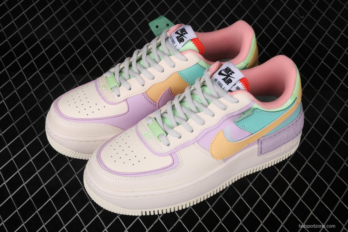 NIKE Air Force 1 ShAdidasow Tropical Twist light weight heighten low-top board shoes CI0919-101,