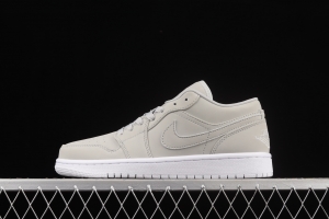 Air Jordan 1 Low low side frosted ash culture leisure sports shoes DC0774-002