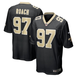 Men's Malcolm Roach Black Player Limited Team Jersey