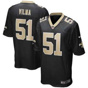 Men's Jonathan Vilma Black Retired Player Limited Team Jersey