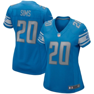 Women's Billy Sims Blue Retired Player Limited Team Jersey
