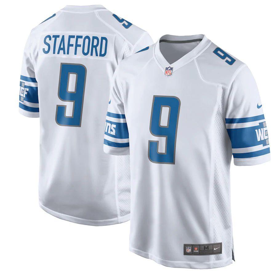 Men's Matthew Stafford White 2017 Player Limited Team Jersey