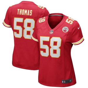 Women's Derrick Thomas Red Retired Player Limited Team Jersey