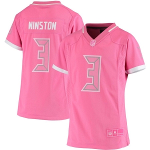 Youth Jameis Winston Pink Finished Player Limited Team Jersey
