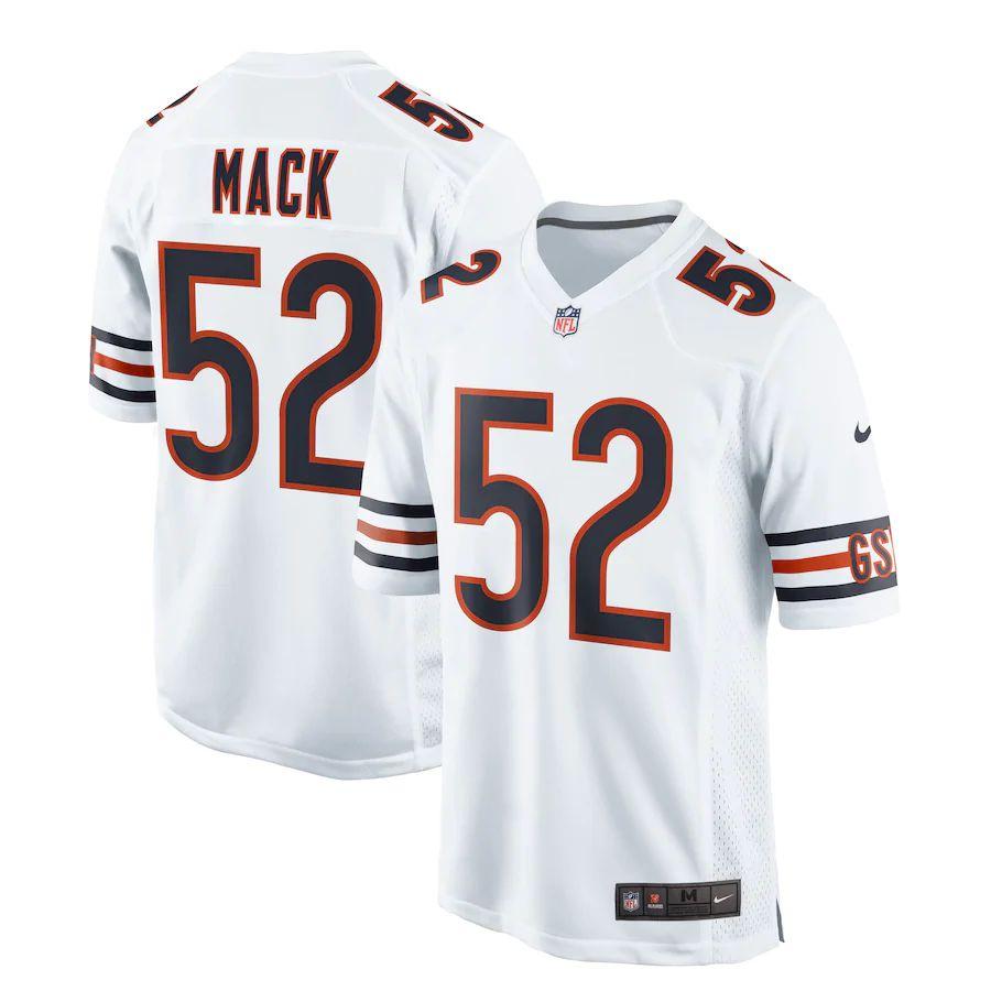 Men's Khalil Mack White Player Limited Team Jersey